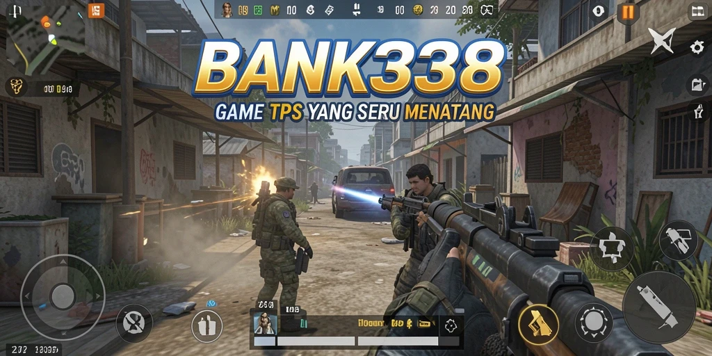 Tampilan gameplay yang intens dan menarik dari BANK338.