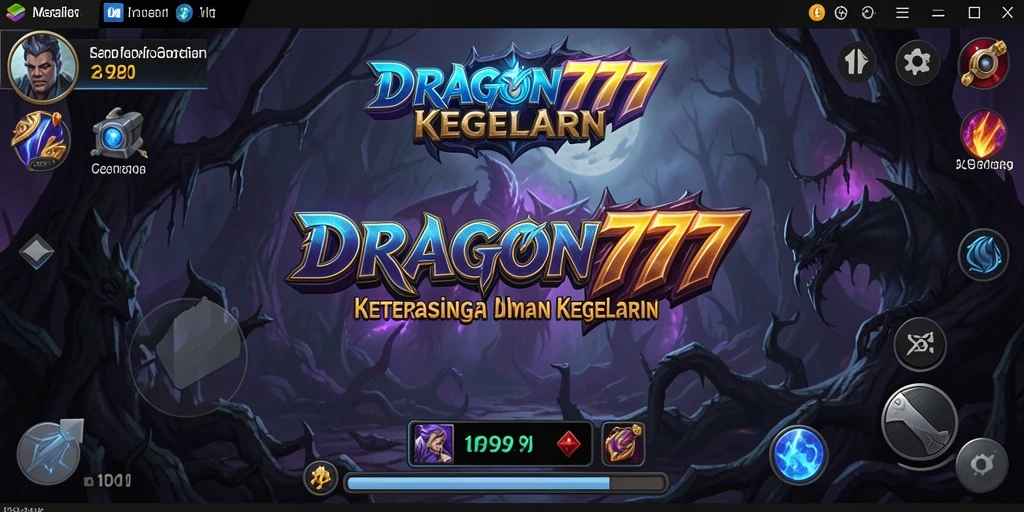 Tampilan gameplay menegangkan DRAGON777 dengan suasana mencekam.