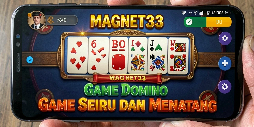 Tampilan gameplay seru di MAGNET33 dengan variasi Domino.