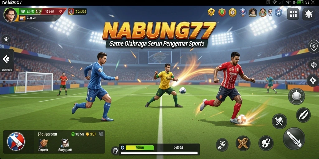 Tampilan gameplay NABUNG77 yang memukau dan penuh aksi olahraga.