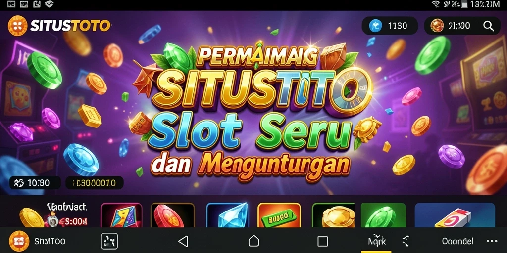 Tampilan gameplay menarik dari permainan Slot SITUSTOTO.