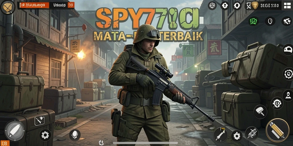 Tampilan gameplay menarik dari SPY77 dalam aksi simulasi.